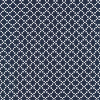 Dwell 55272-12 Nine Patch Navy by Camille Roskelley for Moda Fabrics