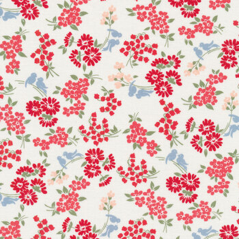 Dwell 55273-31 Songbird Cream Red by Camille Roskelley for Moda Fabrics