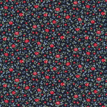 Dwell 55277-12 Pin Dot Navy by Camille Roskelley for Moda Fabrics