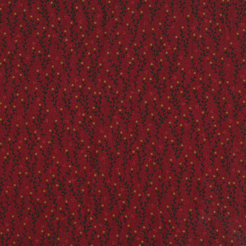 Idaho Prairie Star 1919-88 Red by Kim Diehl for Henry Glass Fabrics