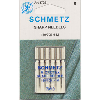 Schmetz Microtex Needles - Size 70/10 5ct