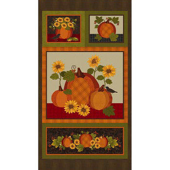 A Wooly Autumn 13055-99 SpiceMulti Panel by Benartex