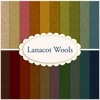 Lanacot Wools  20 FQ Set by Rebekah L. Smith for Marcus Fabrics
