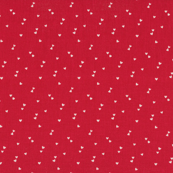 Seasonal Basics C655-RED Hearts - Riley Blake Designs