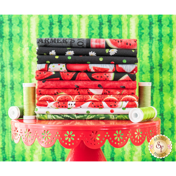 Watermelon Party   12 FQ Set from Timeless Treasures