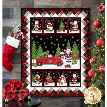 Santa's Tree Farm - Panel Quilt Kit