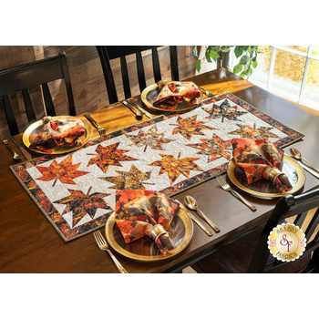  Maple Leaf Table Runner Kit - Reflections of Autumn