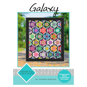 Galaxy Quilt by Lilabelle Lane Creations - Templates and EPP Papers included
