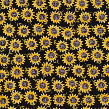 Bee Happy A-518-K Black by Andover Fabrics