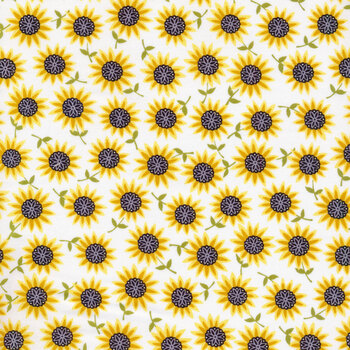 Bee Happy A-518-L White by Andover Fabrics