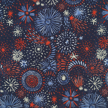 Colors of Courage 50008-434 Navy by Wilmington Prints
