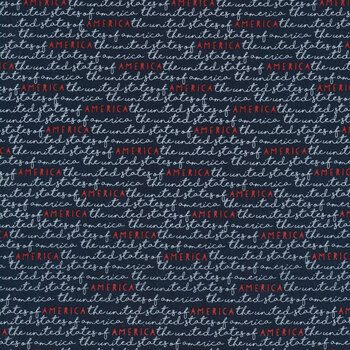 Stateside 55613-23 America Navy by Sweetwater for Moda Fabrics