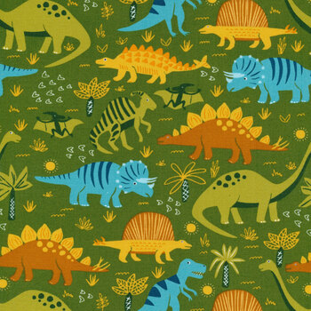 Stomp Stomp Roar! 20820-18 Jungle by Stacy Iest Hsu with Moda Fabrics