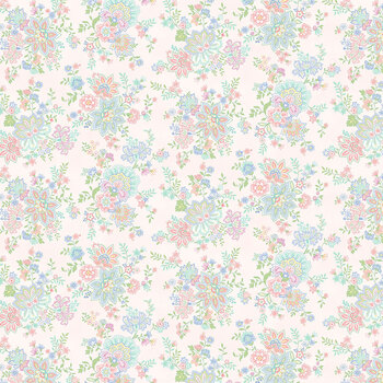 Dorothy Jean's Flower Garden 2971-22 Pink by Mary Jane Carey for Henry Glass Fabrics