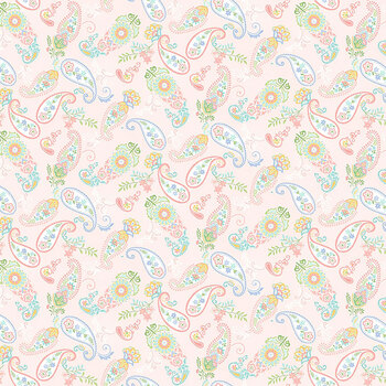 Dorothy Jean's Flower Garden 2976-22 Pink by Mary Jane Carey for Henry Glass Fabrics