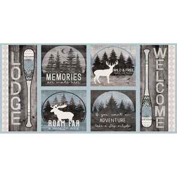 Wild Woods Lodge 59023-491 Panel by PDR, LLC for Wilmington Prints
