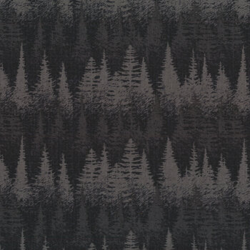 Wild Woods Lodge 59028-999 Black Tree Stripe by PDR, LLC for Wilmington Prints