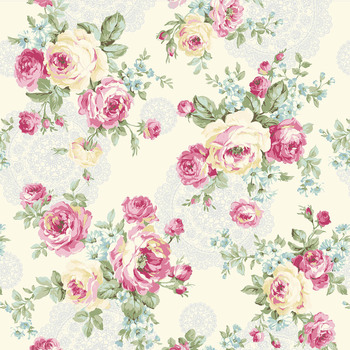 Ruru Bouquet- Rose Waltz 2450-11A by Quilt Gate