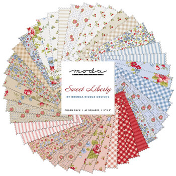 Sweet Liberty  Charm Pack by Brenda Riddle for Moda Fabrics