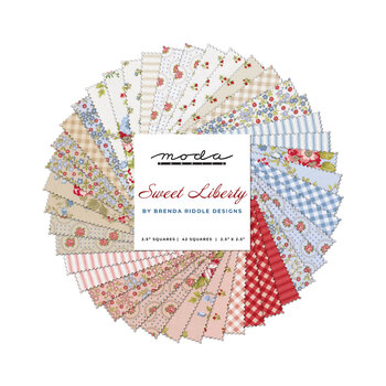 Sweet Liberty Layer Cake by Brenda Riddle for Moda Fabrics | Shabby Fabrics