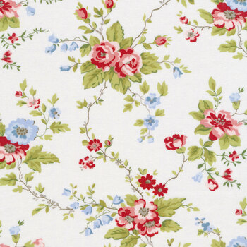 Sweet Liberty 18750-11 Linen White by Brenda Riddle for Moda Fabrics