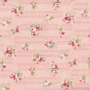 Ruru Bouquet- Rose Waltz 2450-14B by Quilt Gate