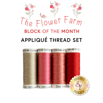  The Flower Farm BOM 4pc Appliqué Thread Set