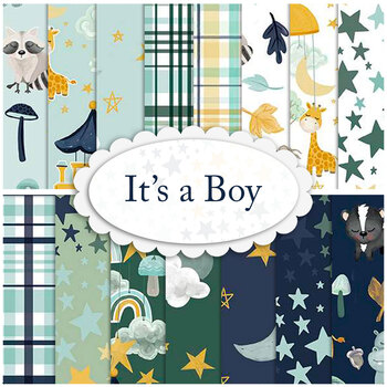 It's A Boy  15 FQ Set by Riley Blake Designs