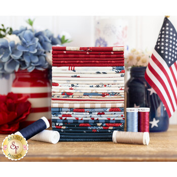  Red, White and True  30 FQ Bundle by Dani Mogstad for Riley Blake Designs
