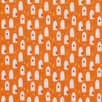 Hey Bootiful C13132-Orange by My Mind's Eye for Riley Blake Designs