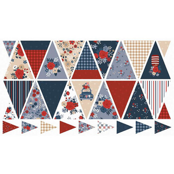 Red, White and True P13191 Panel by Dani Mogstad for Riley Blake Designs