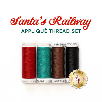 Santa's Railway Thread Set - 4pc Appliqué Thread Set