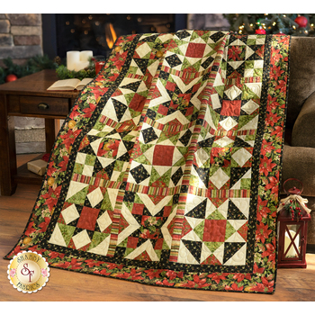  Holiday Foliage Patchwork Quilt Kit