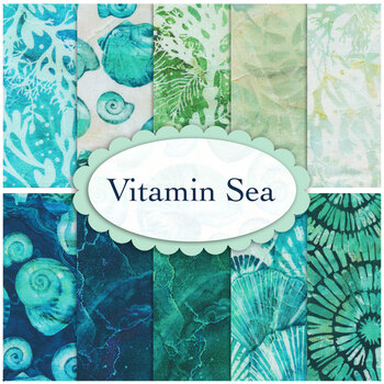 Vitamin Sea  10 FQ Set by Northcott Fabrics