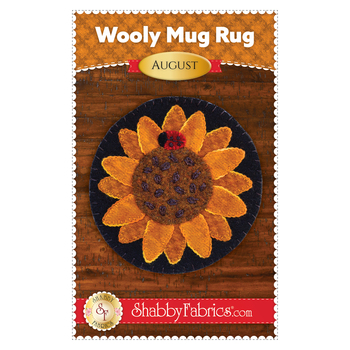 Wooly Mug Rug Series - August Pattern - PDF Download
