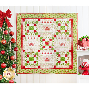  Christmas Stitched Quilt Kit