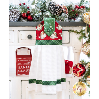  Hanging Towel Kit - Old Fashioned Christmas - Red
