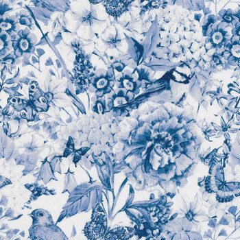 Periwinkle Spring 4PS-1 Toile from In the Beginning Fabrics