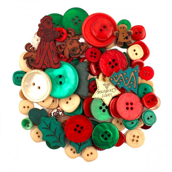 Buttons Galore & More - Country Christmas - Button Grab Bag
