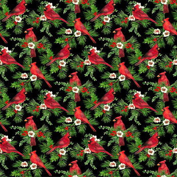 Cardinal Christmas 25481-99 from Northcott Fabrics