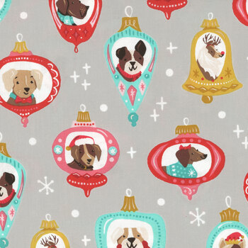 Furry and Bright A-584-C Gray by Andover Fabrics