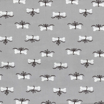 Furry and Bright A-586-C Gray by Andover Fabrics REM