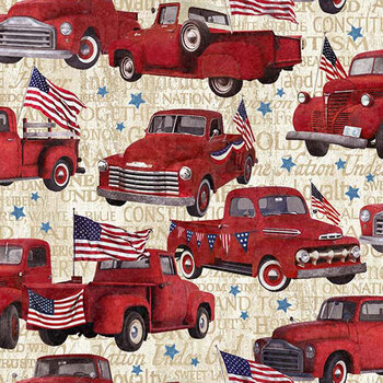 Stars & Stripes 11 DP25336-11 by Linda Ludovico for Northcott Fabrics