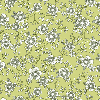 Wander Lane II 13653-45 Pine by Nancy Halvorsen for Benartex
