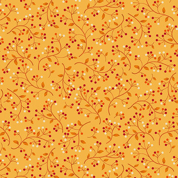 Wander Lane II 13656-36 Pumpkin by Nancy Halvorsen for Benartex