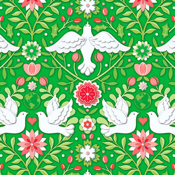 Peace On Earth - Holiday 13663-47 by Amanda Murphy from Benartex