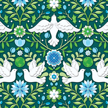 Peace on Earth - Winter 13663-49 by Amanda Murphy for Benartex
