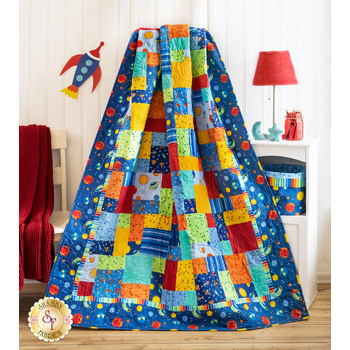 Easy as ABC and 123 Quilt Kit - Spaced Out