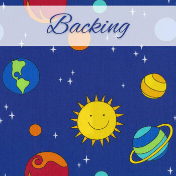  Easy as ABC and 123 Quilt Kit - Spaced Out - Backing 4-1/2 Yards