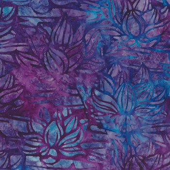 Tranquil Gardens 21831-19 Orchid by Lunn Studios for Robert Kaufman Fabrics